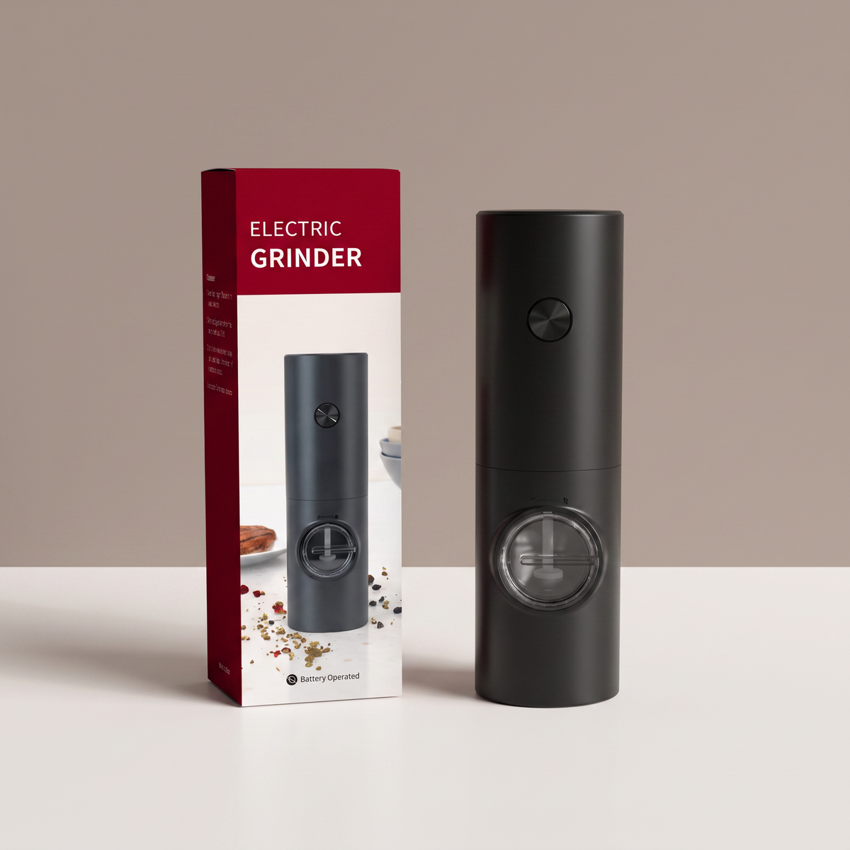 Electric Automatic Salt and Pepper Grinder Set Rechargeable with Gravity Spice Mill Adjustable Spices Grinder Kitchen Tools